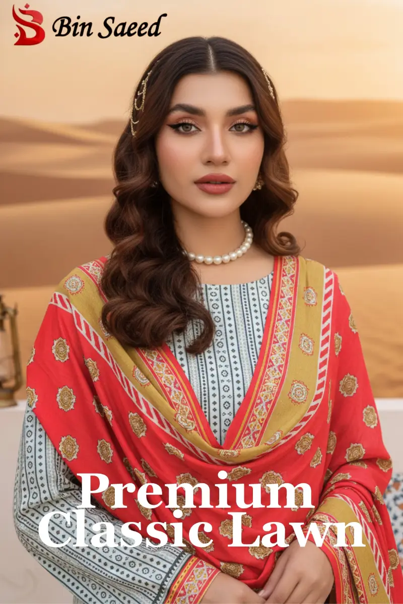 Bin Saeed Premium Classic Lawn Suit