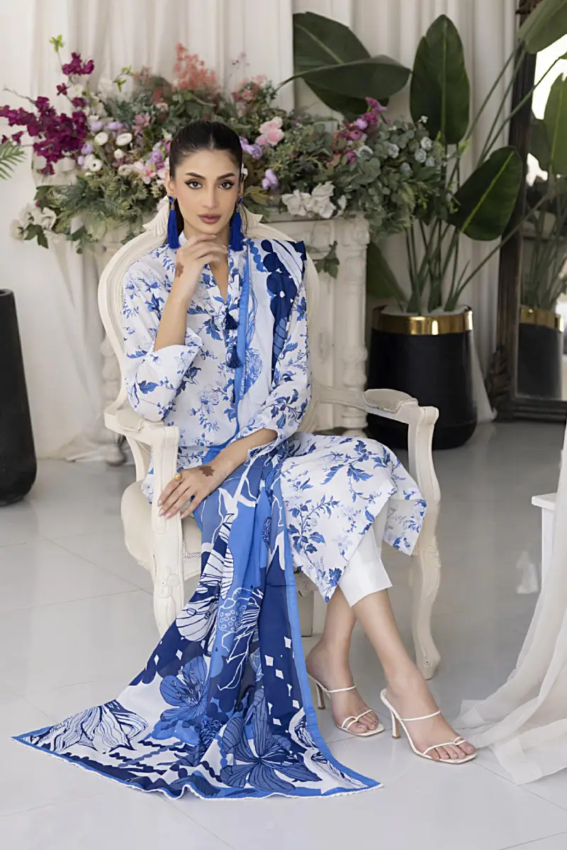 Salina 3 Piece Printed Lawn Suit